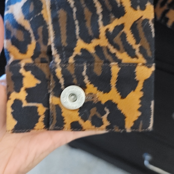 Miu Miu Denim Jacket Leopard print - Picture 11 of 11